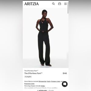 Aritzia Wilfred Effortless pant - regular length